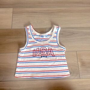 U.S.A striped tank top!